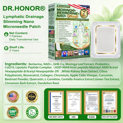 ✅ 𝐃𝐑.𝐇𝐎𝐍𝐎𝐑® 𝐋𝐲𝐦𝐩𝐡𝐚𝐭𝐢𝐜 𝐃𝐫𝐚𝐢𝐧𝐚𝐠𝐞 𝐒𝐥𝐢𝐦𝐦𝐢𝐧𝐠 𝐍𝐚𝐧𝐨-𝐌𝐢𝐜𝐫𝐨𝐧𝐞𝐞𝐝𝐥𝐞 𝐏𝐚𝐭𝐜𝐡: 𝐔𝐥𝐭𝐫𝐚-𝐏𝐨𝐭𝐞𝐧𝐭 𝟓× 𝐅𝐨𝐫𝐦𝐮𝐥𝐚 𝐰𝐢𝐭𝐡 𝐋𝐢𝐩𝐨𝐥𝐲𝐭𝐢𝐜 𝐏𝐞𝐩𝐭𝐢𝐝𝐞 𝐂𝐨𝐦𝐩𝐥𝐞𝐱 — 𝐒𝐮𝐩𝐩𝐨𝐫𝐭𝐬 𝐖𝐞𝐢𝐠𝐡𝐭 𝐋𝐨𝐬𝐬 & 𝐋𝐲𝐦𝐩𝐡𝐚𝐭𝐢𝐜 𝐅𝐥𝐨𝐰 — 𝐏𝐥𝐮𝐬 𝐉𝐨𝐢𝐧𝐭 𝐑𝐞𝐥𝐢𝐞𝐟, 𝐁𝐞𝐭𝐭𝐞𝐫 𝐒𝐥𝐞𝐞𝐩 & 𝐌𝐞𝐧𝐭𝐚𝐥 𝐂𝐥𝐚𝐫𝐢𝐭𝐲.