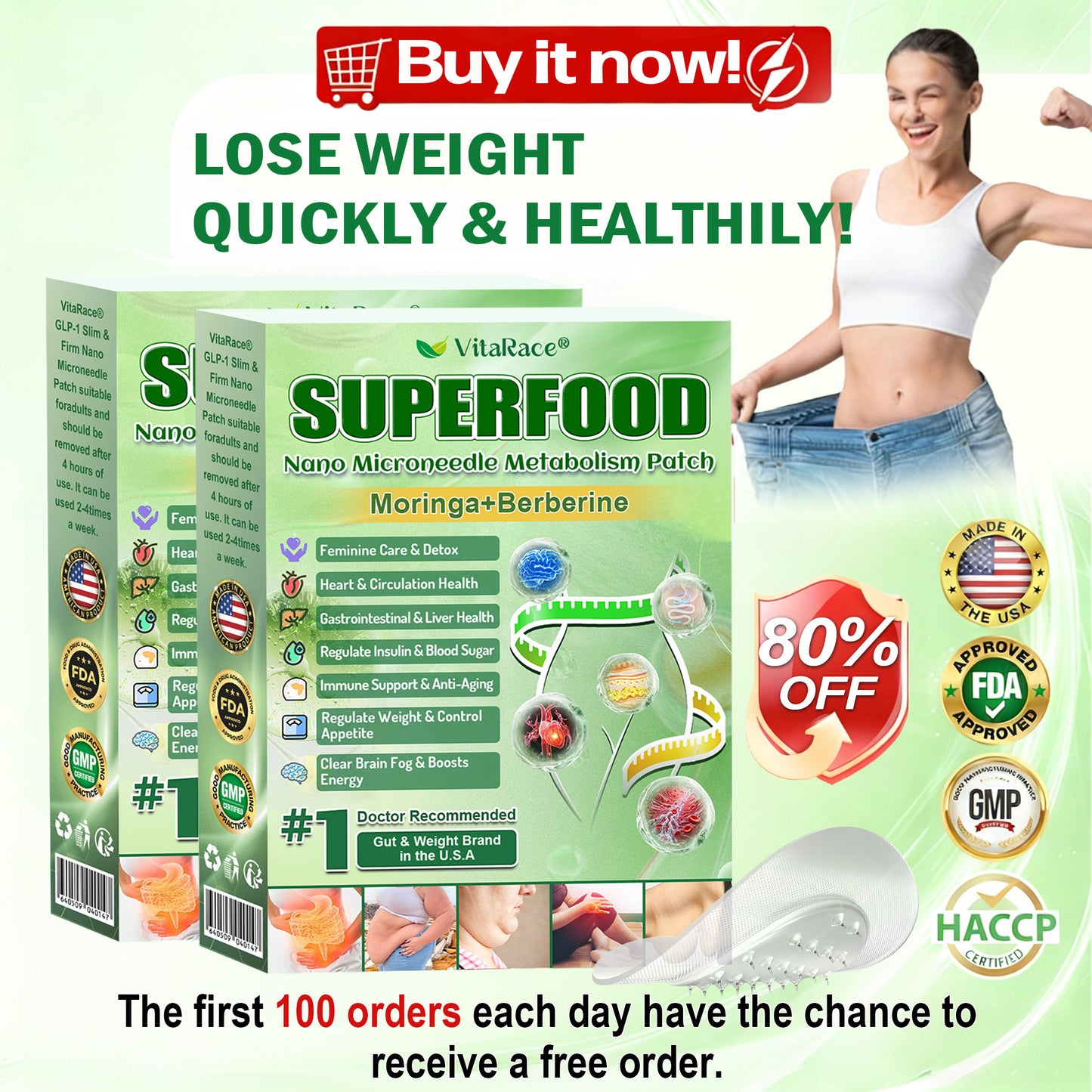 Only 10 boxes left of VitaRace®'s best offer! Get an extra 30% off and take a big step toward a healthier you. Miss it now, and you’ll have to wait until next year!⏰