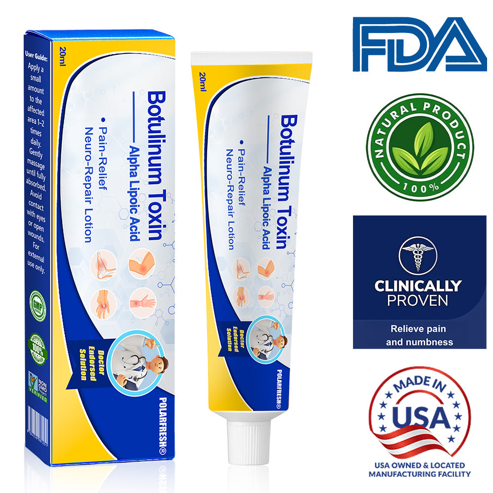 POLARFRESH® Botulinum Toxin & Alpha Lipoic Acid Pain-Relief Neuro-Repair Lotion